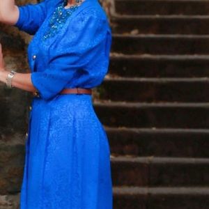 fashion blue collection dress